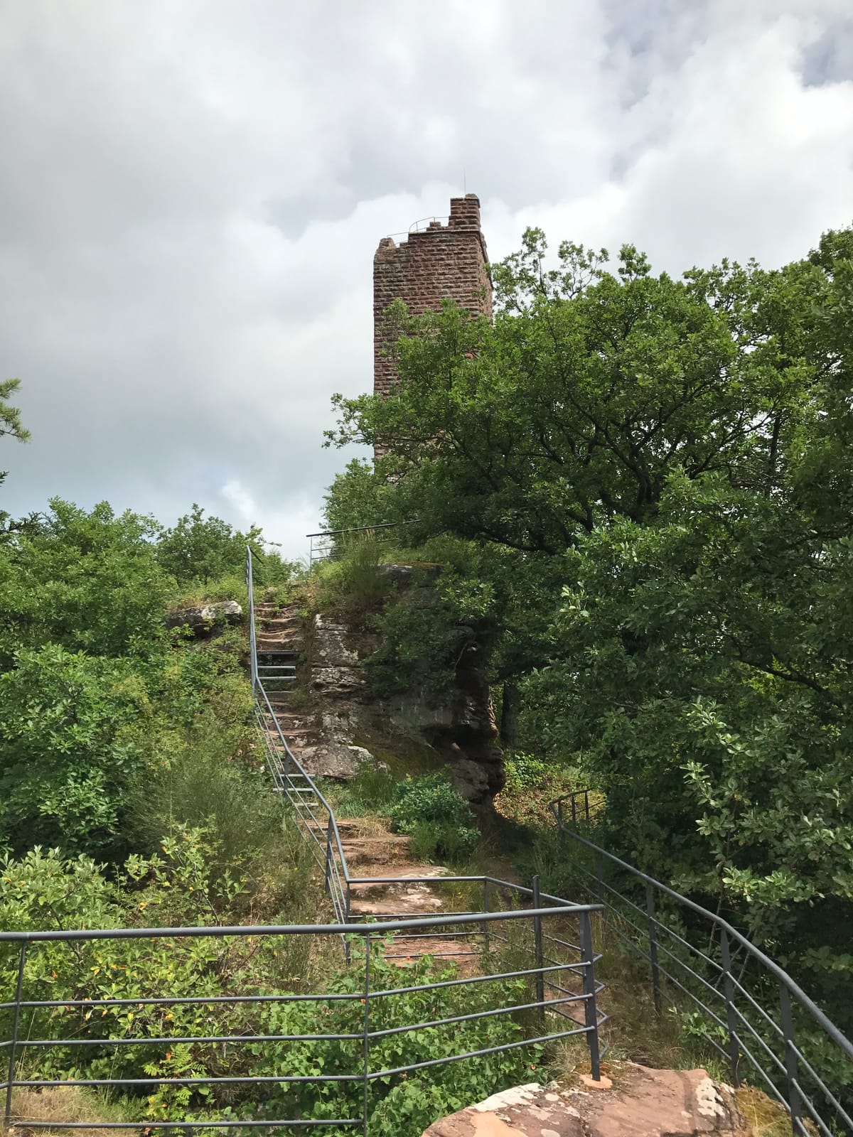 Die Ruine der Burg Waldeck